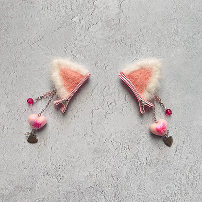 Cat ears hair clips