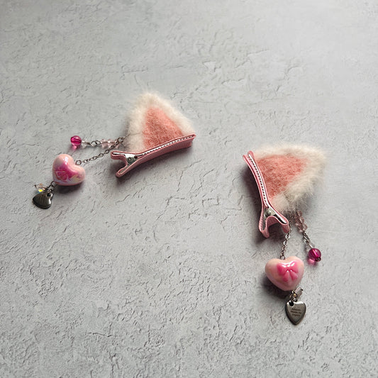 Cat ears hair clips