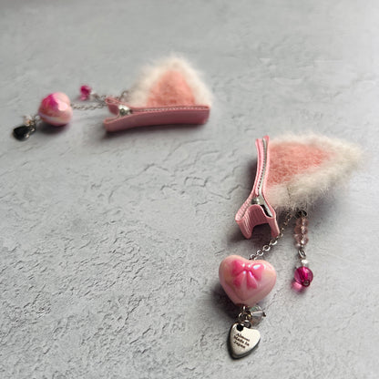 Cat ears hair clips